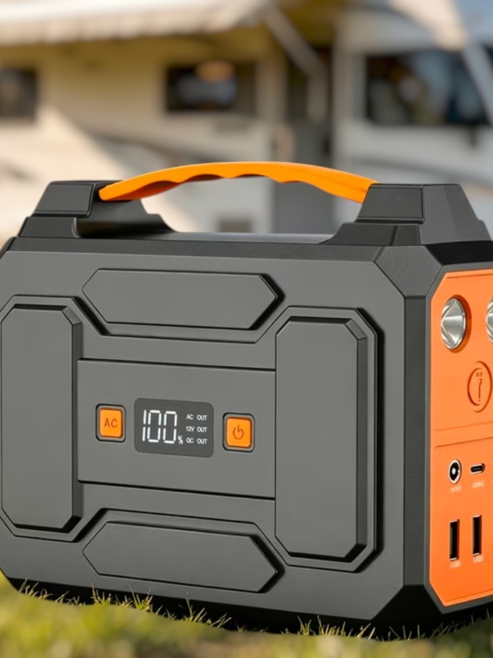 Portable Power Station Solar Generator High Capacity Battery Pack with AC Outlet